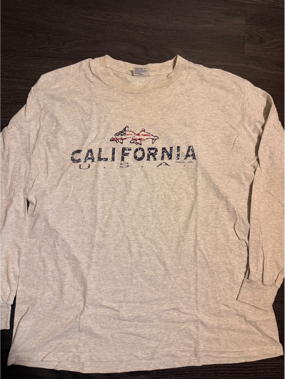 Vintage 90s All Sport California Long Sleeve Tee XL